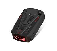 SANWAN V7 Car Radar Detector, Car Moving Speed Measurement Electronic Dog Radar Speedometer Full Frequency Reception Remote Warning 360 Degree Monitoring LED Display Voice Alert Device