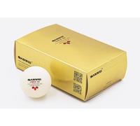 Sanwei 3 Star ABS Professional Table Tennis Balls - Pack of 6 - White - ITTF Approved Competition approved Ping Pong Balls