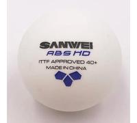 Sanwei ABS HD 3 Star Table Tennis Balls, pack of 3 balls, white, ITTF approved premium competition ping pong balls