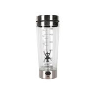 SANWOOD Mixer Shaker Bottle, Electric Vortex Mixer Bottle, 17.5 oz Multifunctional Protein Shaker Cup for Bodybuilding Protein Powder Mixing Shakes and Supplements (Clear)