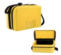 Sanwuta Crime Scene Evidence Detective Kit Evidence Markers Crime Scene ID Marker Carrying Case for Murder Themed Mystery Halloween Party Decorations, Lightweight, Yellow