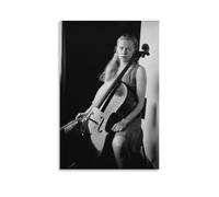 SANWYA Jacqueline Du Pré Cello Decoration Posters Bedroom Celebrity Decorative Paintings Unframe-style 12x18inch(30x45cm)