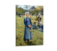 SANWYA Stanhope Forbes-The Orchard, 1882 Art Living Room Bedroom Posters Painting Decorative Painting Print Canvas Wall 24x36inch(60x90cm)