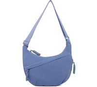Sanxiner Crescent Bag for Women Men Nylon Crossbody Multi-Pocket Sling Hobo Moon Slouchy Dumpling Bag, Blue