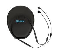 Sanxir Anti-Radiation Wireless Air Tube Headphones - EMF Free Bluetooth Earphones with Low-Radiation Chip, Healthy Protection Headset (Black)