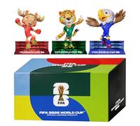 Sanyetral FIFA WORLD CUP 2026 3 Collectable Mascot Figures,Court Set-B