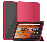 Sanyetral Tablet Protective Case with Auto Wake/Sleep Function, Incompatible with TCL Nokia -Red