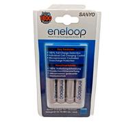 Sanyo Eneloop Quick Charger inc. 4 x Eneloop AA 1900mAh Batteries Euro Plug