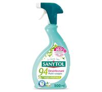 Sanytol 94% Plant Based Multi-Purpose Cleaner Disinfectant with Essential Oils Eucalyptus and Mint - Spray Gun 500 ml