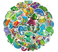 SANYUANHE Pack of 100 Reptile Stickers, Lizard Stickers, Chameleon Animals, Reptile Creepy Gecko Stickers for Water Bottles, Suitcases, Bicycles, Cars, Tablets, Children and Adults