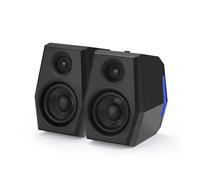 Sanyun SW209 36W 2.0 Gaming Speakers, Tactical Audio Map with 3 DSP Modes | Game/Movie/Music, 24bit DAC, USB-C/Bluetooth 5.2/AUX, 2.75" 7cm Glass Fiber Drivers & 18mm Silk Dome, RGB (Pair, Black)