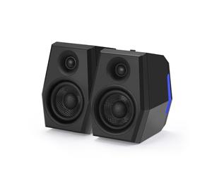 Sanyun SW209 36W Immersive Gaming Speakers with DSP 3 Sound Modes, 24bit USB DAC & Bluetooth 5.2, 2.0 RGB PC Multimedia Speakers for Desktop Monitor Laptop (Game/Movie/Music, Black)