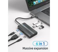 USB C Hub Multiport 5/6/9/10 in1 Docking Station Adapter USB PD 60W/100W 4K HDMI