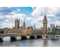 SanZez 5D Diamond Painting Embroidery Kit Big Ben and The House of Parliament London Full Drill Diamond Embroidery Craft Kits Home Wall Decor 50x60cm