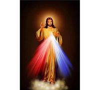 SanZez 5D DIY Diamond Painting Divine Mercy Image Love Jesus Christ Full Round Drill Embroidery Mosaic Crafts Home Decor 30x40cm