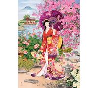 SanZez 5D DIY Full Diamond Painting,Woman Geisha Diamond Painting,Child Diamond Embroidery,Cross Stitch,for Home Wall Decor 30x40cm