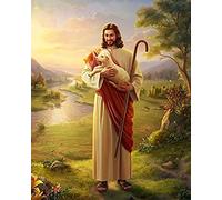 SanZez Diamond Painting Children's 5D Jesus Christ DIY Painting by Numbers Adult Diamond Painting Birthday Gifts 50x60cm