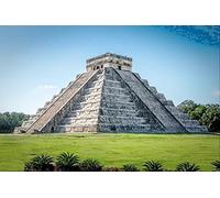 SanZez DIY 5D Diamond Painting Craft Kits for Adults Begginners Kukulkan Pyramid Mayan Temple Chichen Itza Yucatan Mexico Home Wall Room Decor 30x40cm