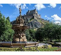 SanZez DIY 5D Diamond Painting，Edinburgh Castle Edinburgh Scotland，Full Drill Crystal Rhinestone Kits 40x50cm
