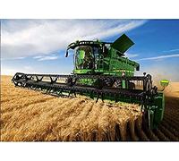 SanZez Full Square/Round 5D DIY Diamond Painting Farm Harvester 3D Diamond Embroidery Rhinestone Mosaic Home Decoration 50x60cm