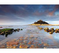 SanZez St Michael's Mount Cornwall UK DIY 5D Diamond Painting by Number Unique Kits Home Wall Decor Crystal Rhinestone Wall Decor 40x40cm