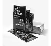 SANZIE Penny Card Sleeves Matte Card Sleeve for MTG, 68ct (Glossy White)