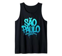 São Paulo Graffiti Urban City Design Tank Top