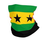 Sao Tome And Principe Classic Flag Unisex Balaclava Warmer Tube Scarf Quick Drying Magic Headband For Fishing Volleyball Camping