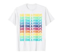 Sao Tome and Principe Colorful T-Shirt