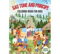 Sao tome and Principe coloring book for kids with facts