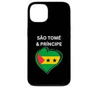 Sao Tome and Principe Heart Flag Case for iPhone 13