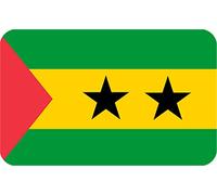 Sao Tome And Principe Rectangle Fridge Magnet Fantastic Souvenir