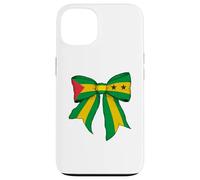 Sao Tome And Principe São Toméan Pride Flag Girl Coquette Case for iPhone 13