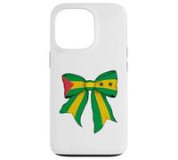 Sao Tome And Principe São Toméan Pride Flag Girl Coquette Case for iPhone 13 Pro