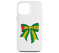 Sao Tome And Principe São Toméan Pride Flag Girl Coquette Case for iPhone 13 Pro Max