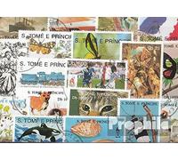 Sao TomE E PrincipE 50 various stamps (Stamps for collectors)
