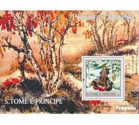 Sao TomE E PrincipE miniature sheet 492 (complete. issue) unmounted mint/never hinged ** MNH 2004 chinese Painting (Stamps for collectors) painting