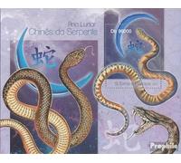 Sao TomE E PrincipE miniature sheet 868 (complete. issue) unmounted mint/never hinged ** MNH 2013 chinese Year the snake (Stamps for collectors) Astrology/Zodiac Sign