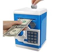 Saodom Mini Atm Piggy Bank Best Gift for kids,Money Counter Electronic Code Piggy Bank Safe Box Coin Bank for Boys Girls Password Lock Case
