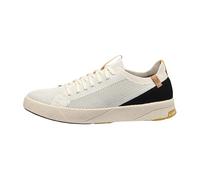 Saola Women's Cannon Knit 2.0 Sneaker- Lightweight Vegan Walking Shoes, Breathable Recycled Knit Casual Sneakers, Cork Insole Comfort, Eco Friendly Everyday Travel Shoes, White Black, 5 UK