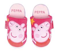 SaoTi PEPPA PIG Children's Slippers - Soft and Warm Slippers with Non-Slip Sole/Comfortable, pink, 26/27 EU