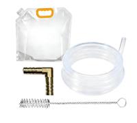 Sap Harvesting Kit, 5L Portable L Shape Pockets Food Grade Maple Syrup Material for Tree Sap Kitchen Use in Forest, Mountain, Hiking, Camping, Farm,