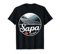 Sapa Vietnam Retro Script Travel Souvenir T-Shirt