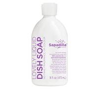 Sapadilla Dish Soap: 16 ounces (Sweet Lavender + Lime)