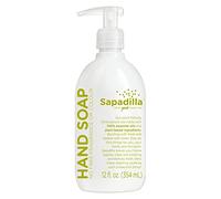 Sapadilla Rosemary + Peppermint Biodegradable Liquid Hand Soap Pump, 12 Ounce