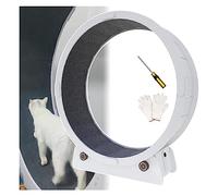 SAPDMBDBBSH Cat Exercise Wheel, Cat Treadmill Wheel, Heavy Duty Cat Wheel Exerciser With Gloves & Installation Tools, Safe Cat Running Wheel/Hamster Wheel(100cm/39.4")
