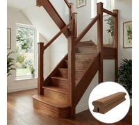 Sapele Handrail Duchess 4.2M - 8mm Groove For Glass Panels Uk Manufactured Traditional Products Ltd