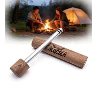 Sapele Wood Fire Piston-Fast Fire Efficiency-Outdoor Emergency Compressed Ignition Fire Starting Tool for Hiking Exploring Campers/Survival/Preppers Scientific Lesson