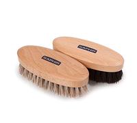 Saphir Oval Brushes set - Black and Natural