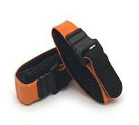 SAPHUE 2PCS Guitar String Mute Damper,Guitar String Cover Tape, Adjustable Bass Mute, Fingerboard Mute Tape, Musical Instrument Accessories(Orange)